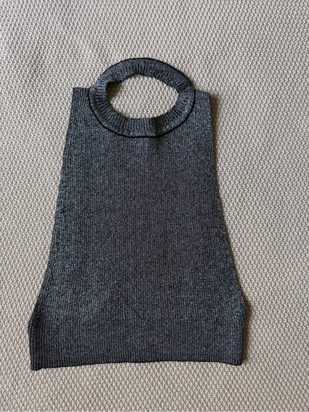 Zara Sparkly Knit Crop Top